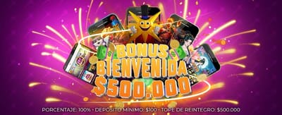 Bono de bienvenida: 500k gratis